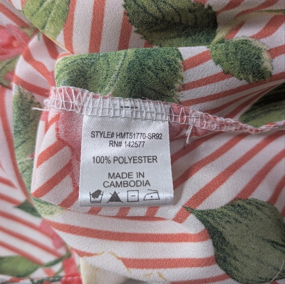 Haute Monde Women's Short Floral Boho Kimono Bolero Cover Up Sz L Bell Sleeve - Picture 7 of 8